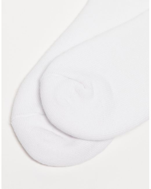 Parlez White Block Socks With Yellow And Navy Detail for men