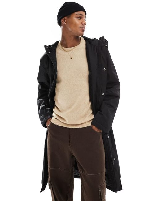Asos parka homme sale
