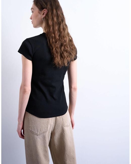 TOPSHOP Black Everyday Tee