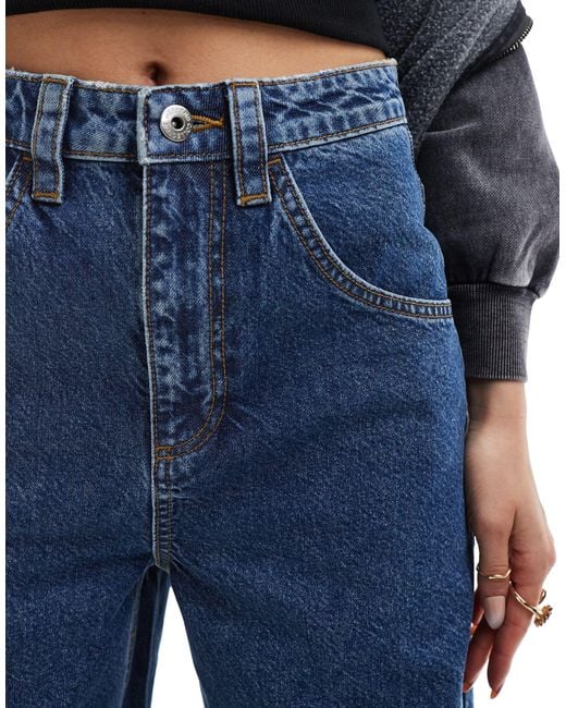 ASOS Blue – weit geschnittene jeans
