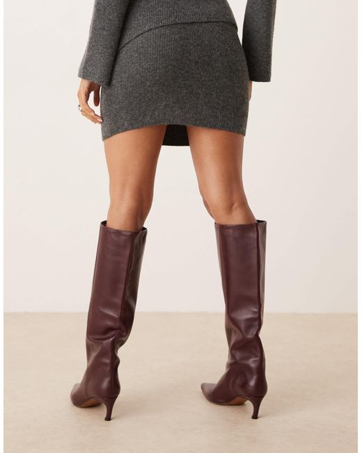 Pretty Lavish Gray – strick-minirock