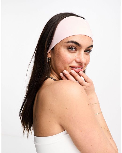 ASOS Wide Jersey Headband in Natural | Lyst Canada