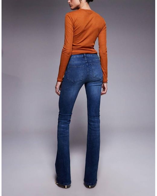 ASOS Blue Asos Design Tall Bootcut Flare Jeans