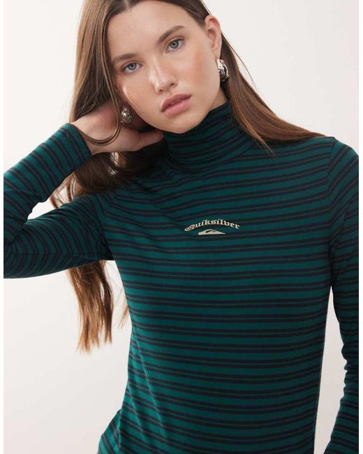 Quiksilver Blue Mercury Turtle Long Sleeve T-Shirt