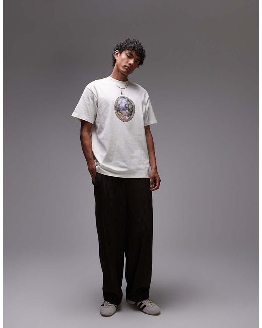 Carhartt Gray Carhartt Mirror Relaxed Tshirt for men