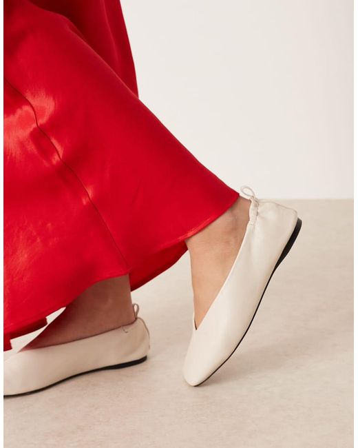 ASOS Red Satin Bias Maxi Skirt