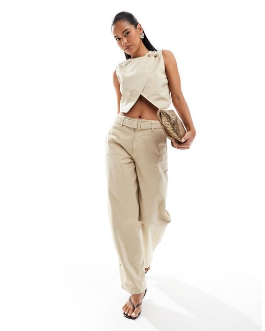ASOS Metallic Denim Waistcoat Co-Ord
