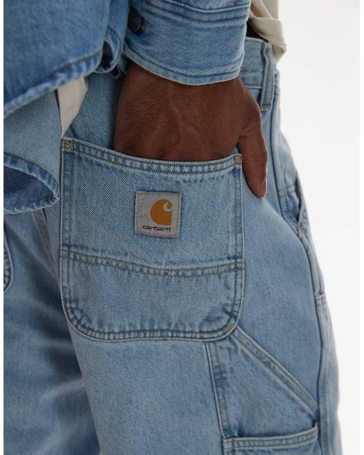 Carhartt Double Knee in het Blue voor heren