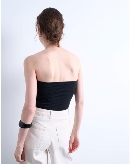 TOPSHOP White Longline Bandeau