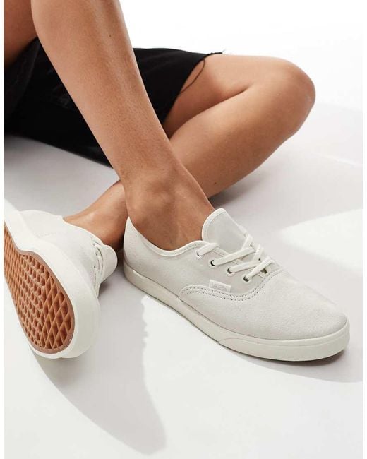 Vans Authentic Lowpro Trainers in White Lyst UK