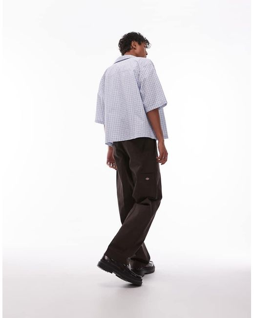Dickies White 247 Loose baggy Fit Work Trousers for men