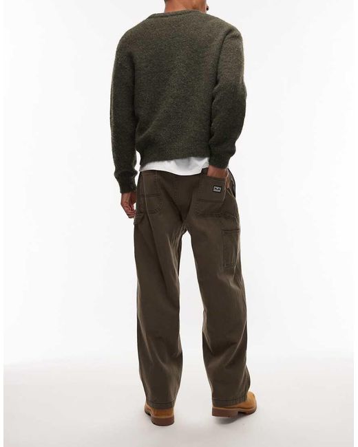 Obey Brown Bigwig Carpenter Denim Jeans for men