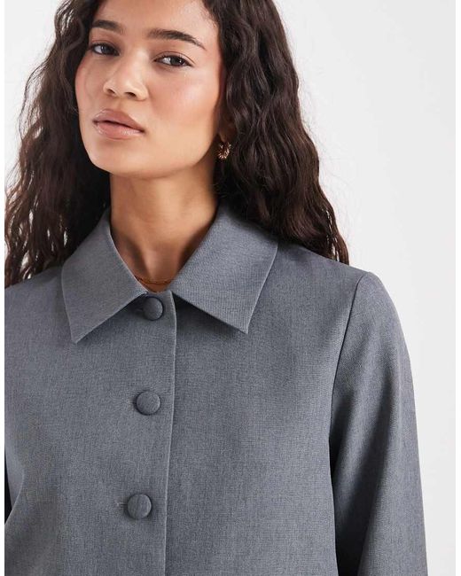 Vero Moda Gray Tailored Smart Blazer Co-ord