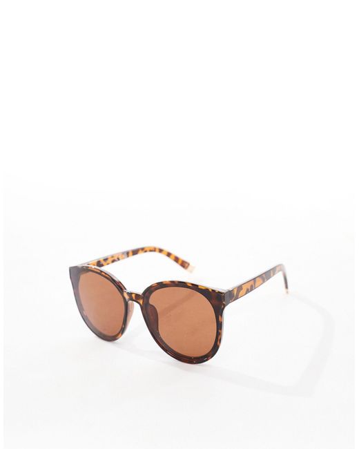 River Island Green Rounded Cateye Sunglasses
