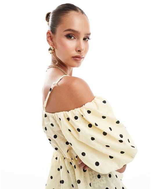 polka dot top river island