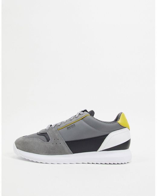 hugo boss grey sneakers