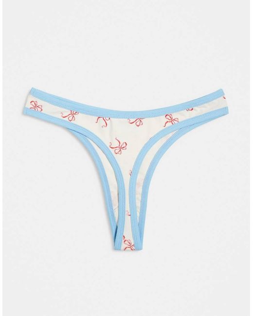 Daisy Street Blue 3 Pack Briefs