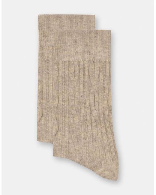 Pull&Bear Natural Cotton Socks