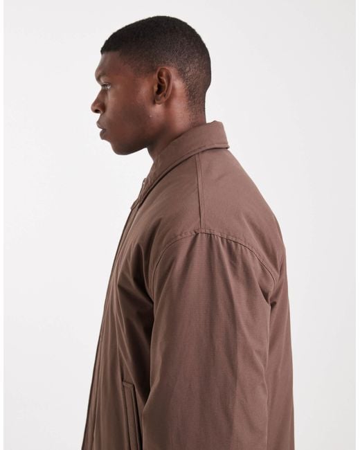 ASOS Brown Bomber Jacket for men