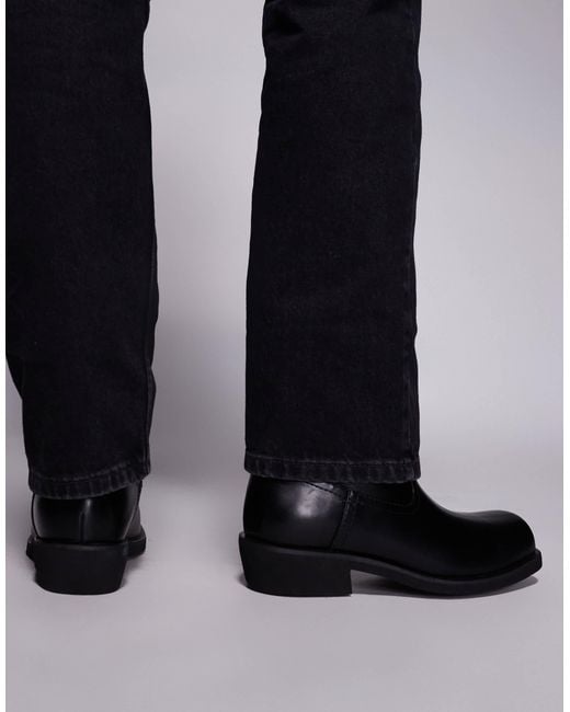 ASOS Black Pull On Boots for men