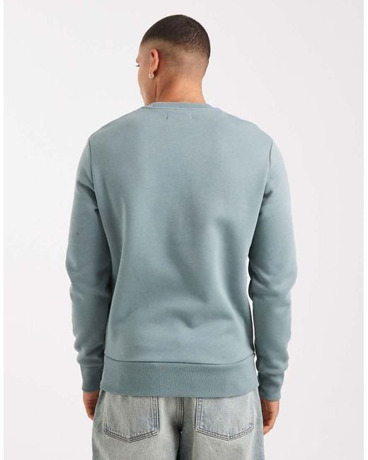 Fred Perry Blue Sportswear Graphic Sweatshirt for men