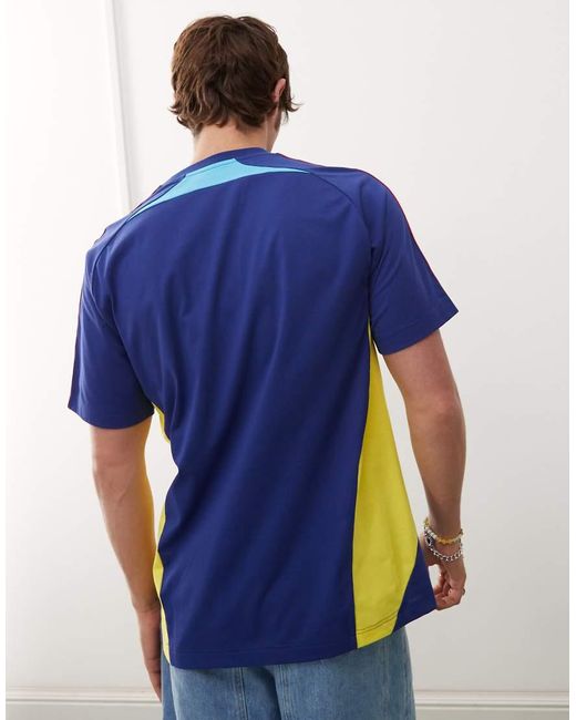 Adidas Originals Blue Adidas Football Arsenal Carnival T-Shirt for men