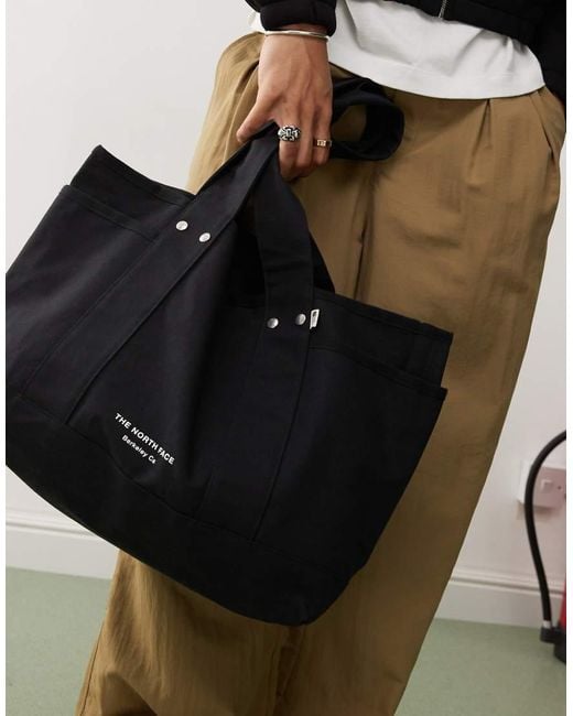The North Face Black Circle Logo Tote Bag