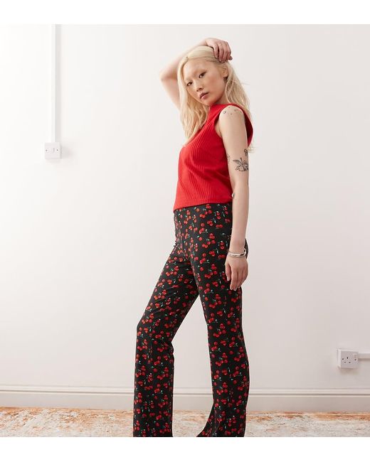 Noisy May Black Flare Trouser