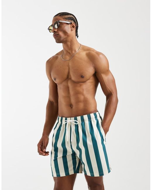 Cotton On Blue Strect Swim Shorts for men