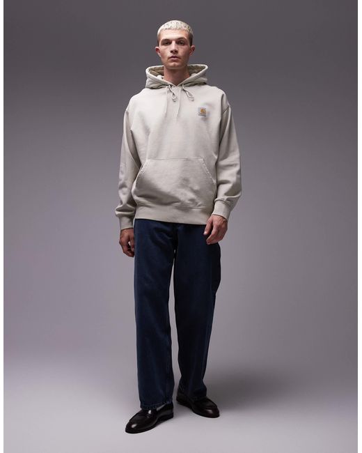 Carhartt – vista – oversize-kapuzenpullover in Gray für Herren