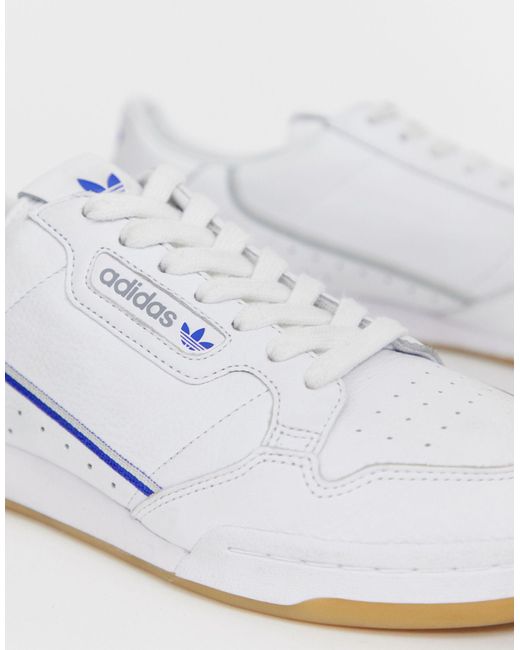 adidas Originals Continental 80's Tfl Piccadilly Jubilee Line Trainers in  White for Men | Lyst UK