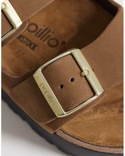 Birkenstock Brown Arizona Flex Platform Sandals