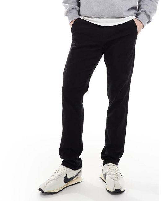 New Look Gray Slim Fit Chinos for men