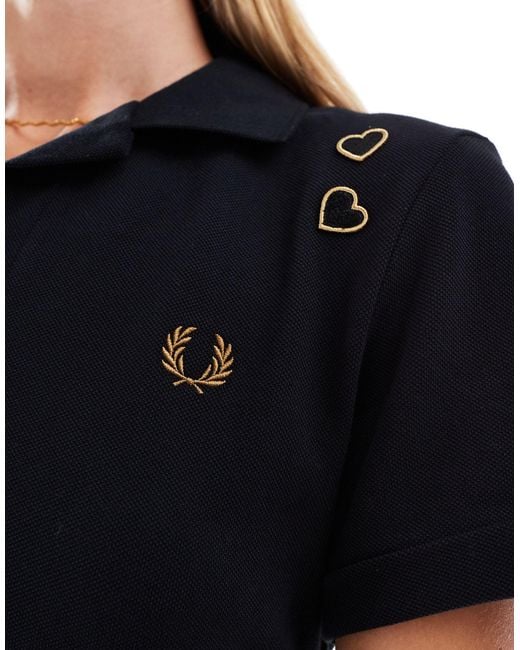 Fred Perry White X Amy Winehouse Tie Back Shirt