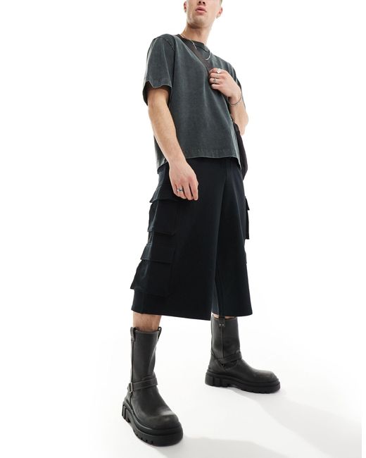 ASOS – fallschirm-shorts in Black für Herren