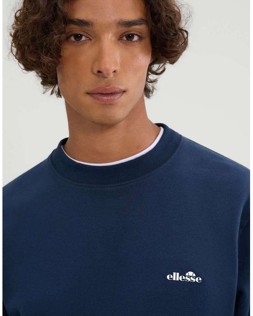 Ellesse Blue Corcolle Sweatshirt for men