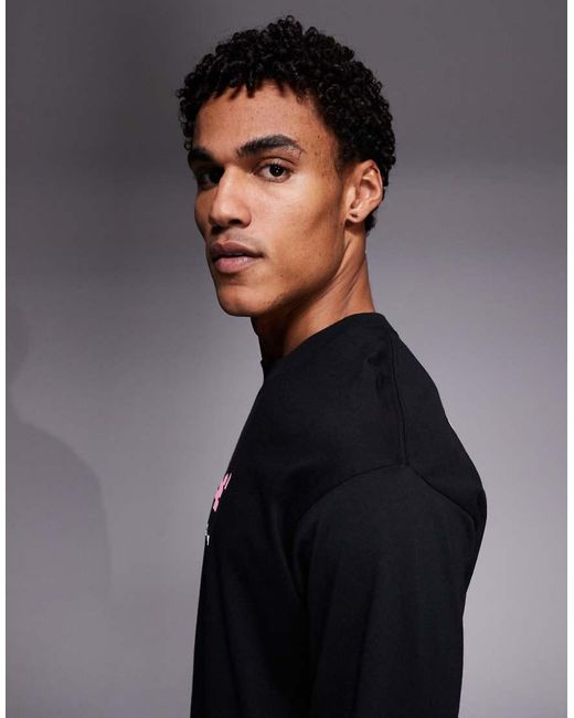 Aape By A Bathing Ape Black Aape By A Bathing Ape Long Sleeve T-Shirt for men