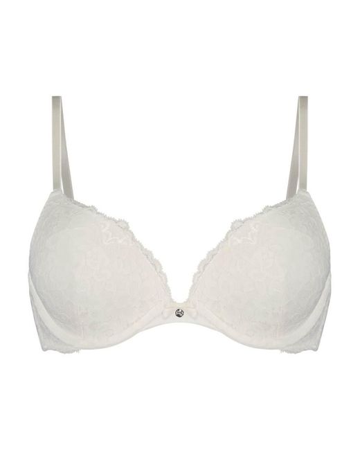Hunkemöller Brown Marine Padded Push-Up Underwired Bra