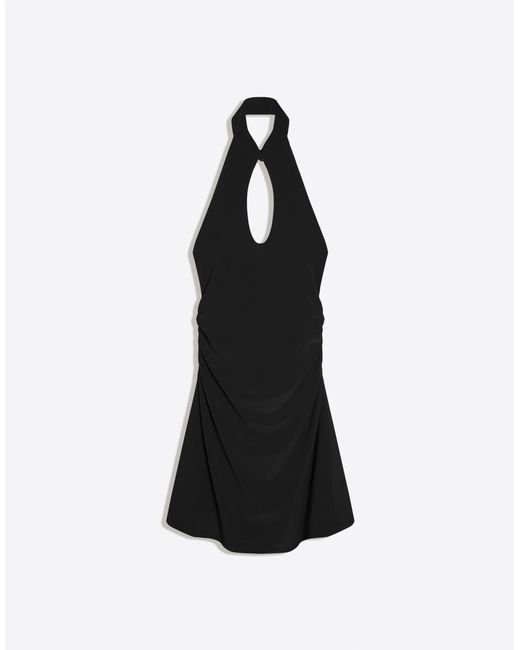 Bershka Brown – kleid im quipao-stil