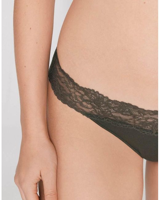Tezenis Natural Brazilian Lace Briefs