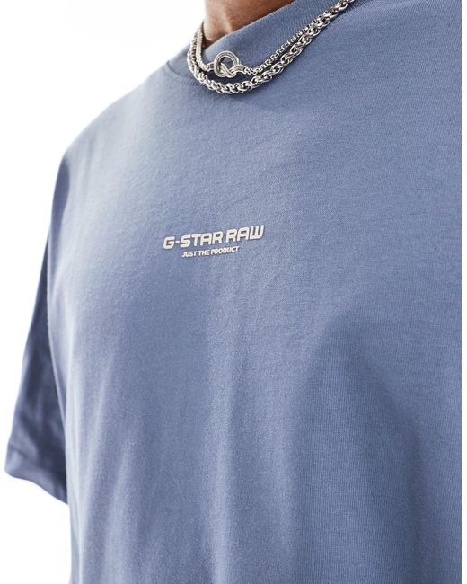 G-Star RAW Blue Oversized T-shirt for men