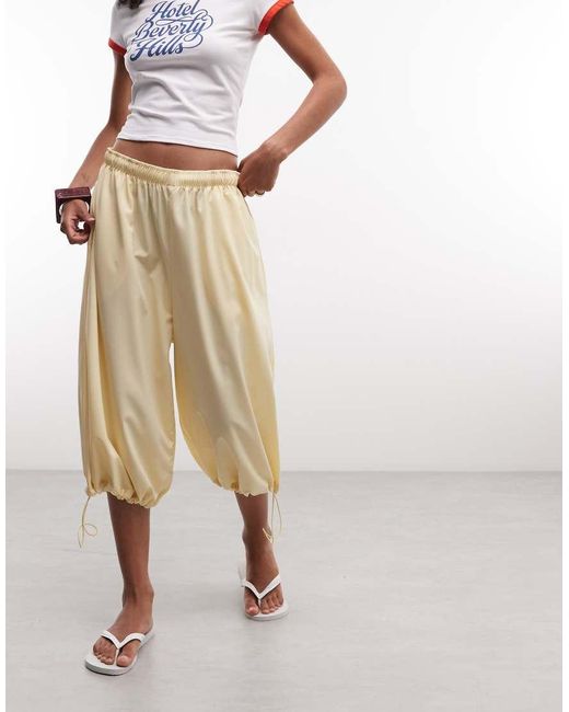 Collusion Natural 3/4 Nylon Capri