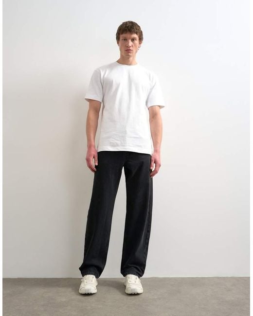 Topman Black Rigid Straight Jean for men