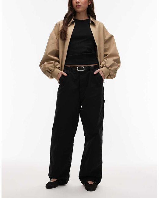 Carhartt Black Brandon baggy Loose Fit Single Knee Jeans