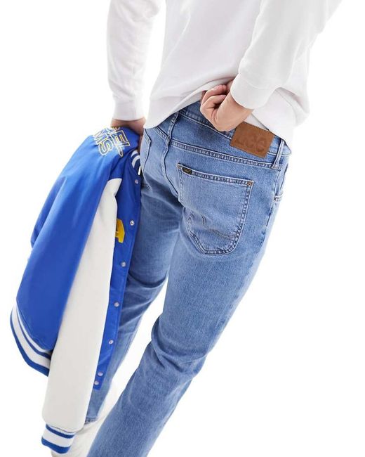 Vaqueros De Corte Tapered Slim Con Luke De -Azul Lee Jeans de hombre de color Blue