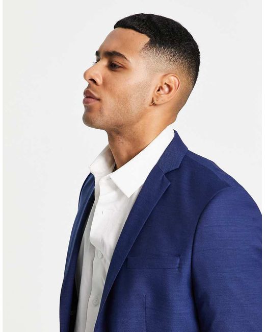 Jack & Jones Blue Premium Slim Fit Suit Jacket for men