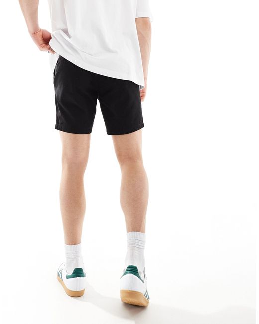 New Look White Slim Chino Shorts for men