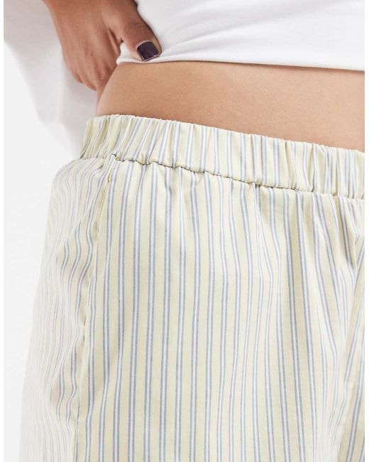 ASOS White Pull On Shorts