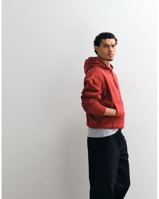 Vans Red Left Chest Ii Pullover Hoodie for men