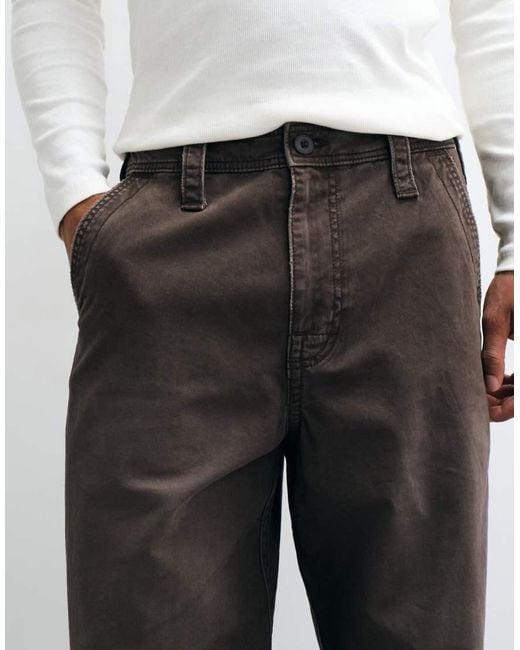 Hollister White Holister Y2k baggy Pants for men